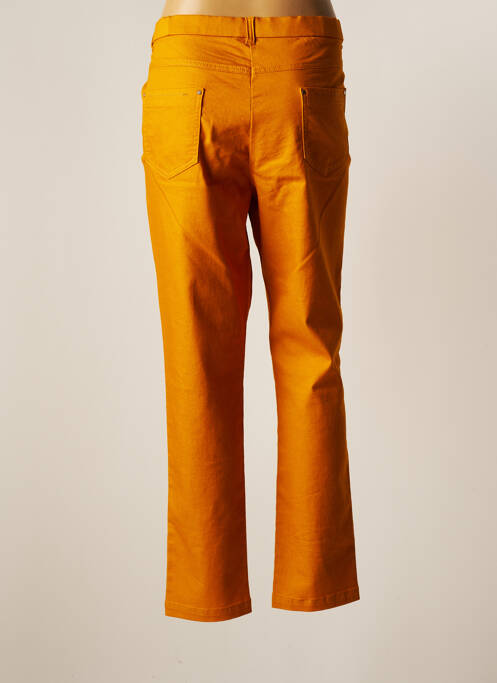 Pantalon slim jaune CHRISTINE LAURE femme