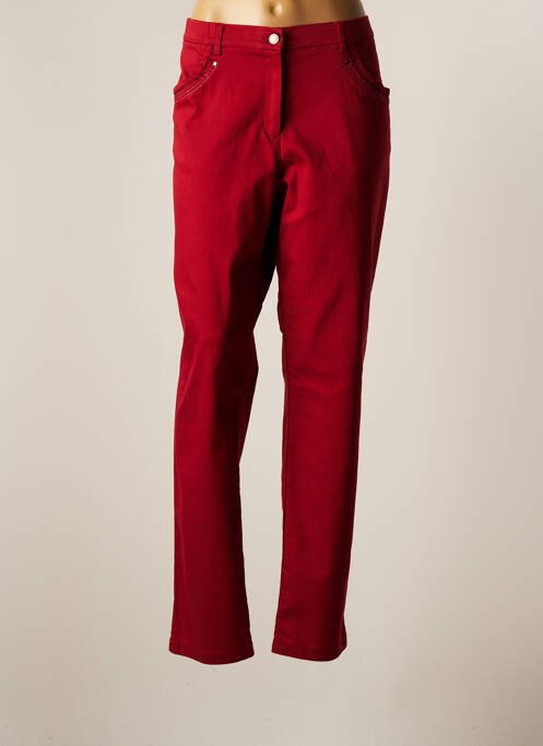 Pantalon slim rouge CHRISTINE LAURE pour femme