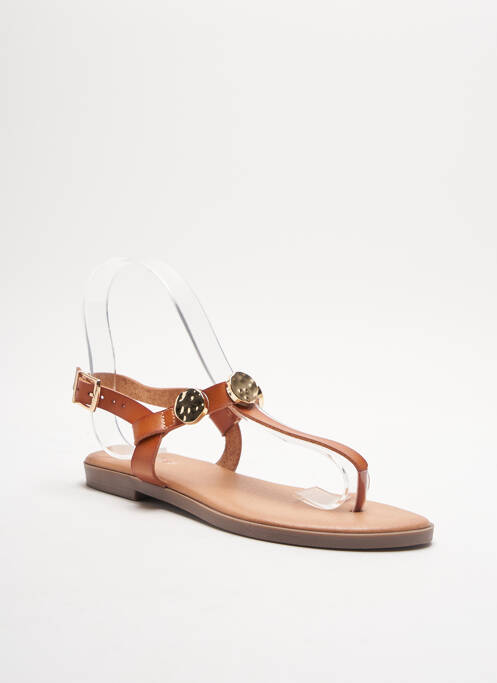 Tongs marron MARQUIIZ pour femme