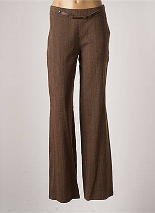 Pantalon large marron LEGATTE pour femme