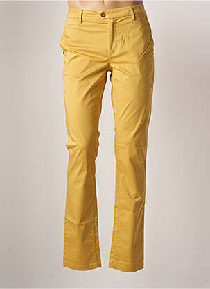 Pantalon chino jaune TELERIA ZED pour homme