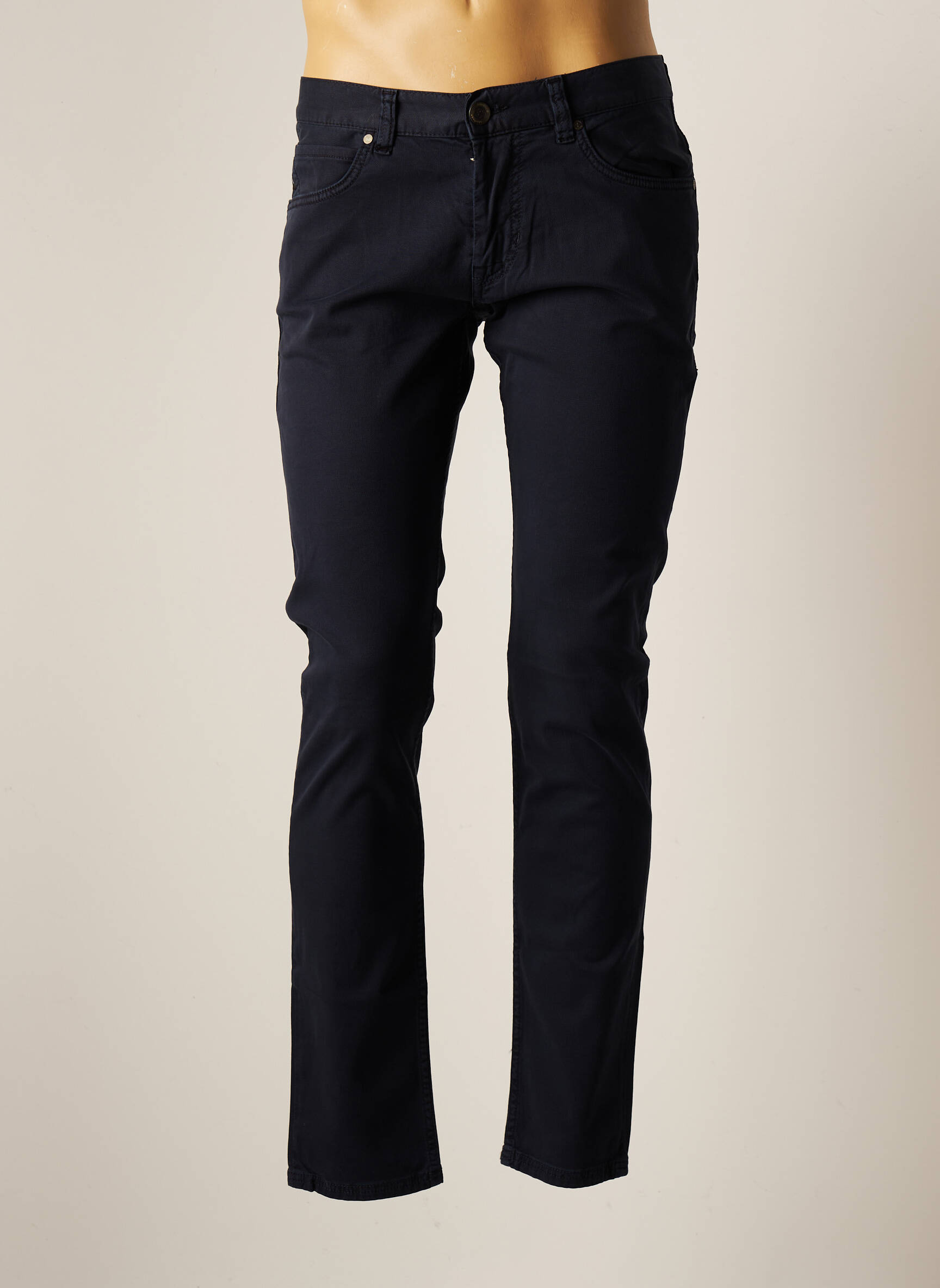 Pantalon Slim Homme- Couleur Bleu Nuit