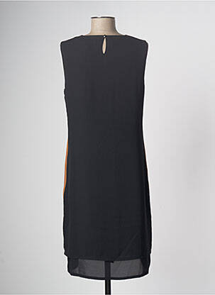 Robe mi-longue sans manche sans manche marron DIANE LAURY femme