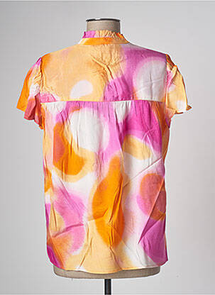 Blouse manches courtes manches courtes orange B.YOUNG femme