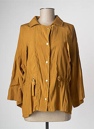 Chemisier coupe cintrée manches longues marron LOLA ESPELETA femme