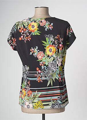 Top manches courtes manches courtes noir FRED SABATIER femme