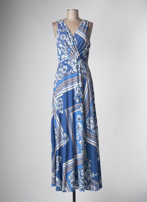 Robe longue bleu MORGAN pour femme