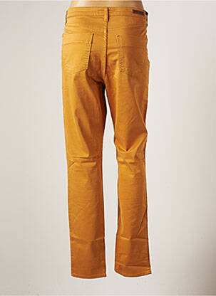 Pantalon droit stretch taille normale orange LCDN femme