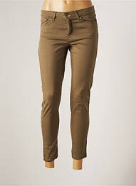 Pantalon slim stretch taille normale vert LCDN femme