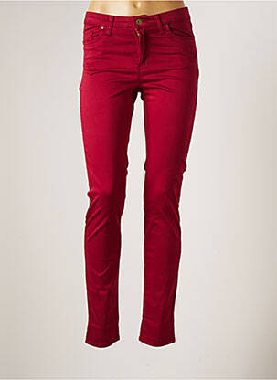 Pantalon slim stretch taille normale violet LCDN femme