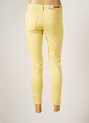 Pantalon slim stretch taille normale jaune LCDN femme