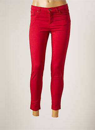 Pantalon slim stretch taille normale rouge LCDN femme