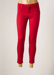 Pantalon slim stretch taille normale rouge LCDN femme