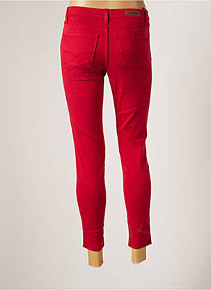 Pantalon slim stretch taille normale rouge LCDN femme