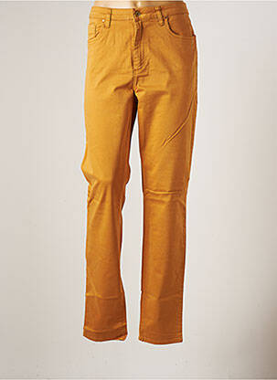 Pantalon droit orange LCDN pour femme