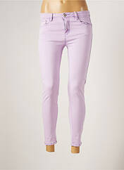 Pantalon slim violet ONADO pour femme seconde vue
