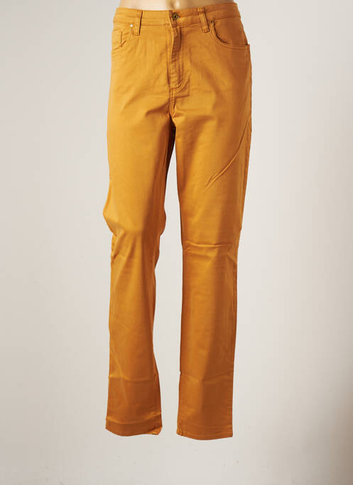 Pantalon droit orange LCDN pour femme