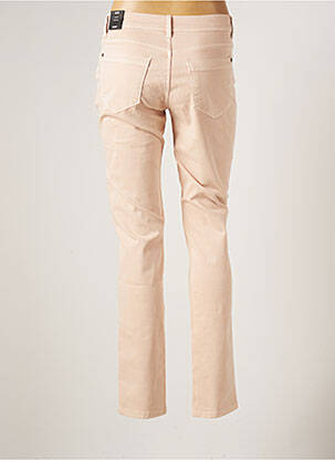 Pantalon slim tissage popeline taille normale rose JENSEN femme