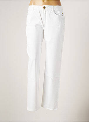 Pantalon droit blanc LOLA ESPELETA pour femme