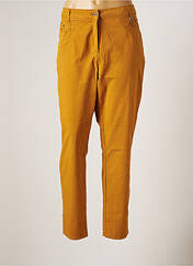 Pantalon droit jaune MADO ET LES AUTRES pour femme seconde vue