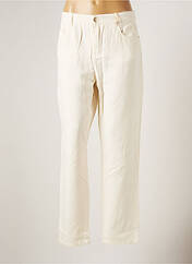 Pantalon large beige LOLA ESPELETA pour femme seconde vue