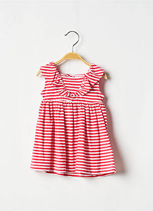 Robe mi-longue sans manche sans manche rouge MAYORAL fille