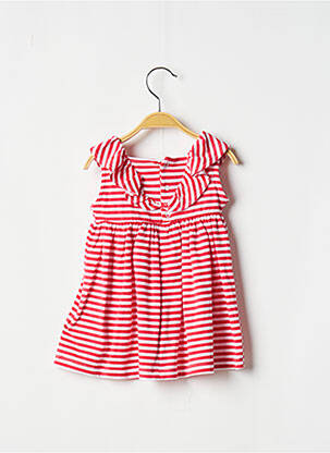 Robe mi-longue sans manche sans manche rouge MAYORAL fille
