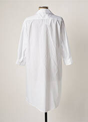 Robe mi-longue blanc COTTONADE pour femme seconde vue