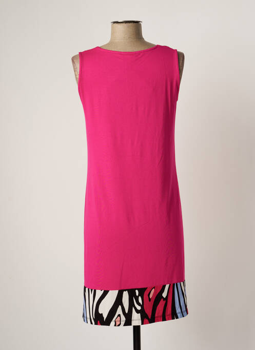 Robe courte rose EGATEX pour femme