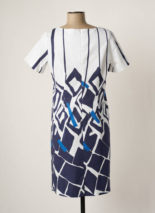 Robe mi-longue bleu PAUSE CAFE pour femme