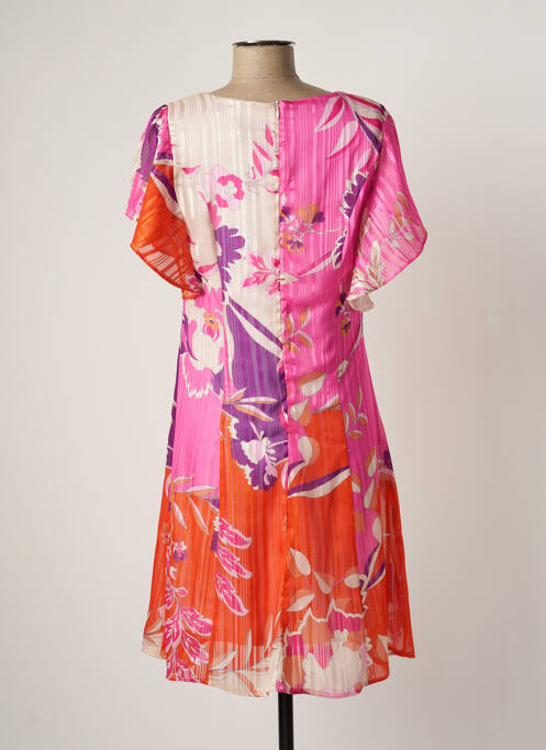 Robe mi-longue rose GREGORY PAT pour femme