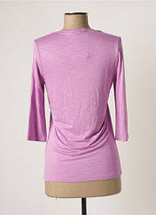 T-shirt violet MARBLE pour femme seconde vue