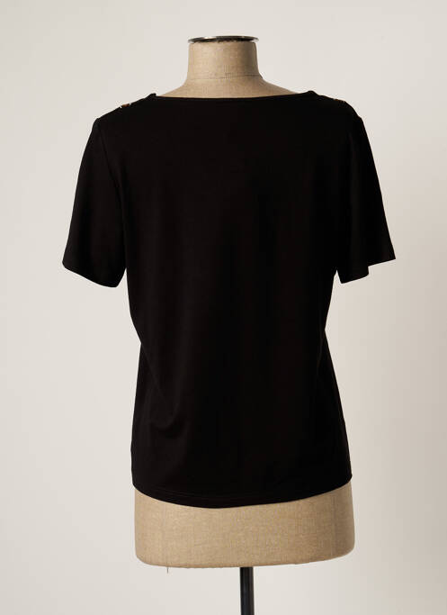 T-shirt noir PAUSE CAFE pour femme