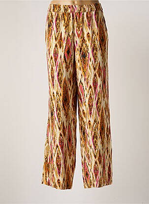 Pantalon 7/8 taille élastique taille normale beige CISO femme