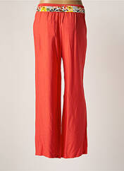 Pantalon large rouge C'EST BEAU LA VIE pour femme seconde vue
