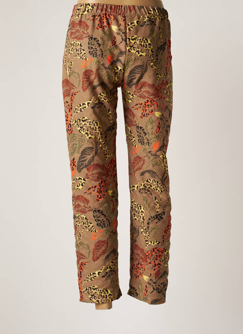 Pantalon droit marron AZAY pour femme