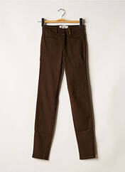 Pantalon slim marron COUTURIST pour femme seconde vue