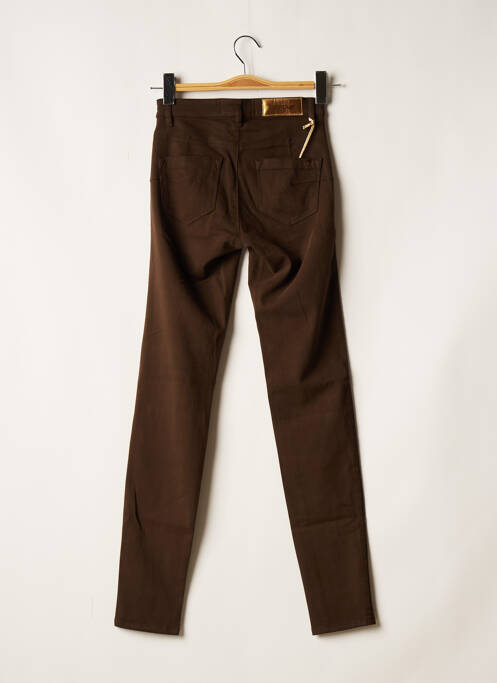Pantalon slim marron COUTURIST pour femme