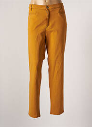 Pantalon slim stretch taille normale jaune COUTURIST femme