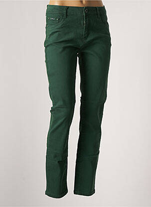 Pantalon slim vert SWALLOW pour femme