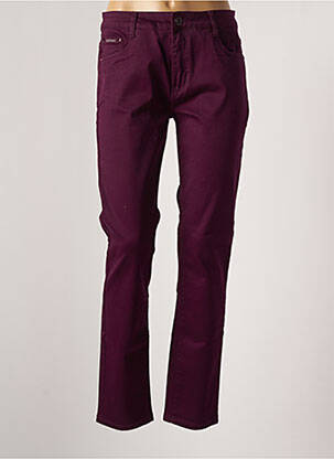 Pantalon slim violet SWALLOW pour femme