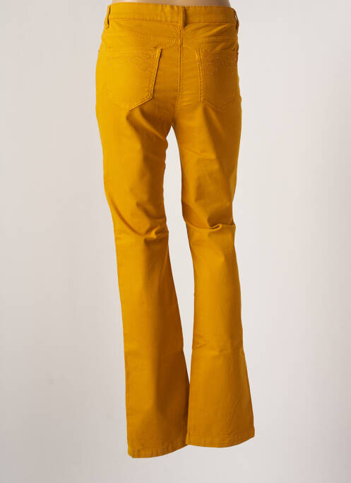 Pantalon slim jaune JULIE GUERLANDE pour femme