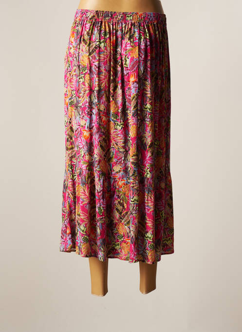 Jupe longue rose JULIE GUERLANDE pour femme