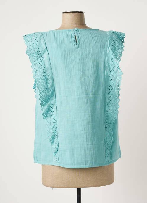 Top bleu C'EST BEAU LA VIE femme