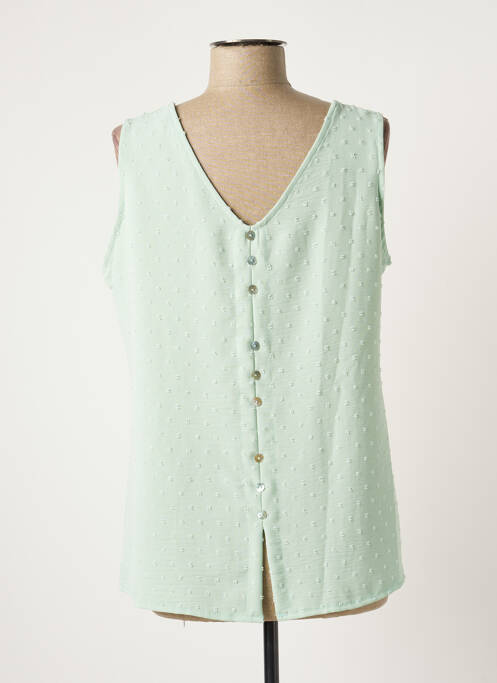 Top vert AZAY pour femme