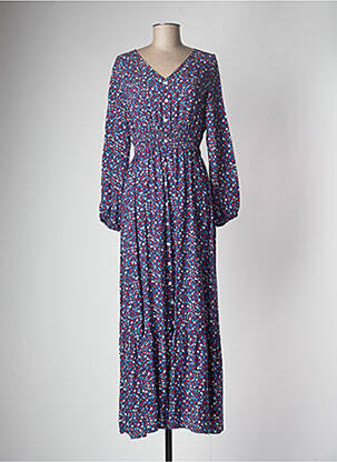 Robe longue bleu LUCKY STYLE pour femme