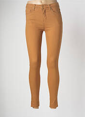 Pantalon slim marron NINA CARTER pour femme seconde vue