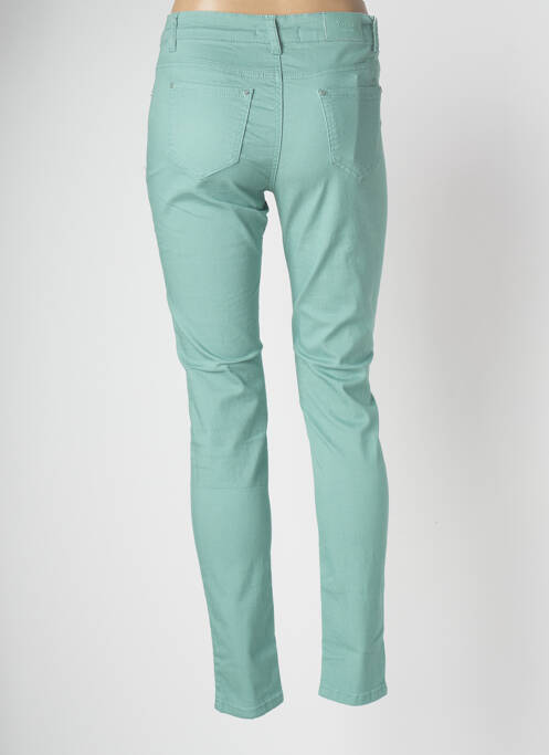 Pantalon slim bleu VOGGO pour femme
