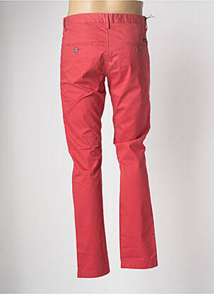 Pantalon chino stretch taille normale rouge TEDDY SMITH homme