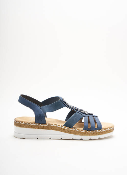 Sandales/Nu pieds bleu RIEKER pour femme